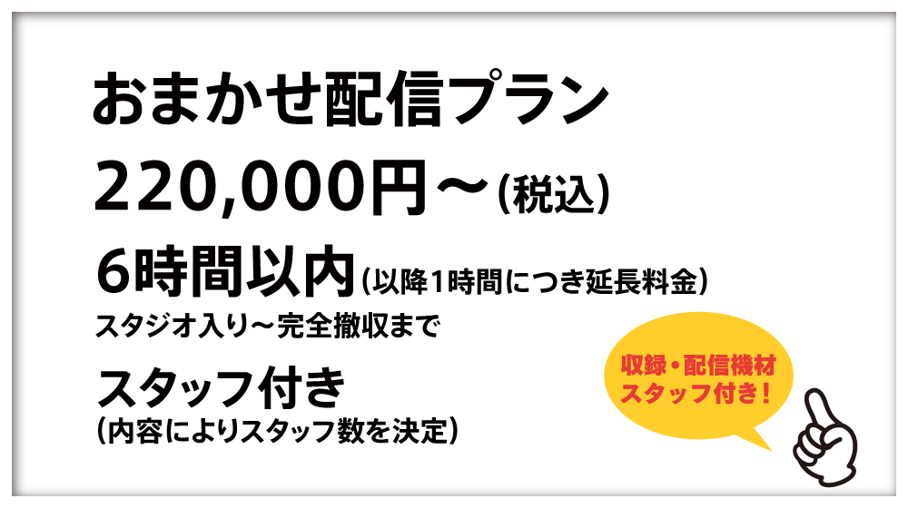 おまかせ配信プラン